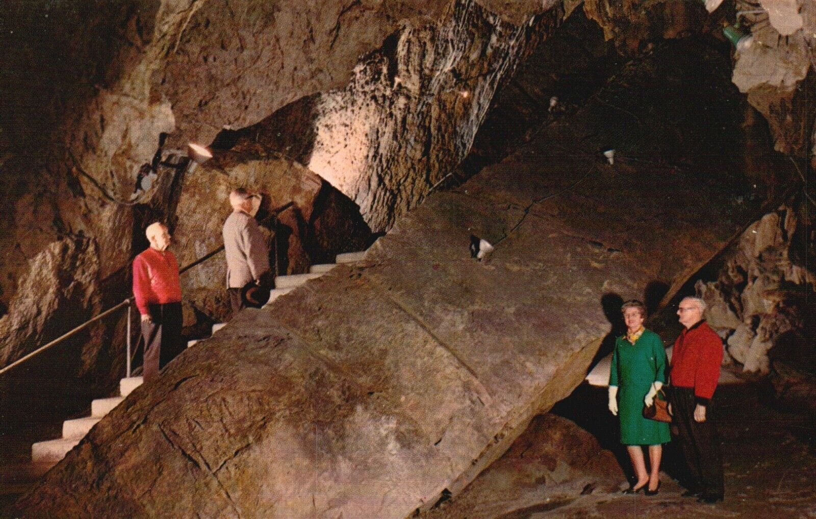 Postcard PA Crystal Cave Natural Bridge Formation Unposted Vintage PC J2230