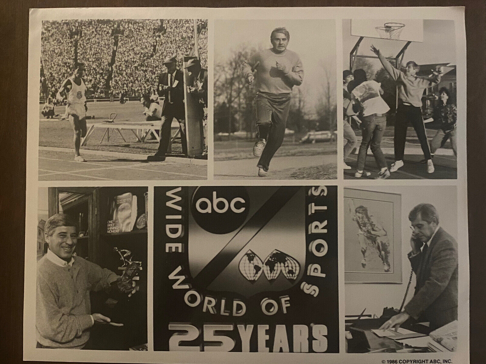1985 ABC Wide￼ Wide World Of Sports Press Kit & Photo - RARE
