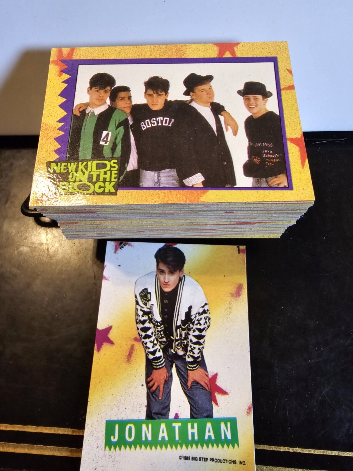1989 Topps New Kids On The Block Complete Card Set (1-88) & Sticker Set (1-11)