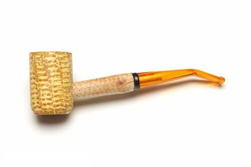Missouri Meerschaum - Legend Corn Cob Tobacco Pipe - 5th Avenue, Bent Bit