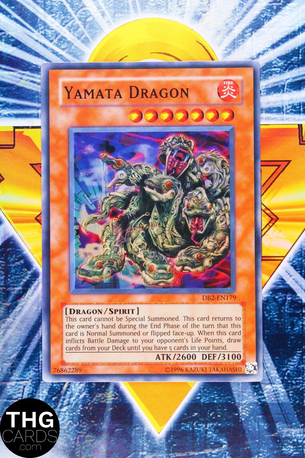 Yamata Dragon DB2-EN179 Super Rare Yugioh Card