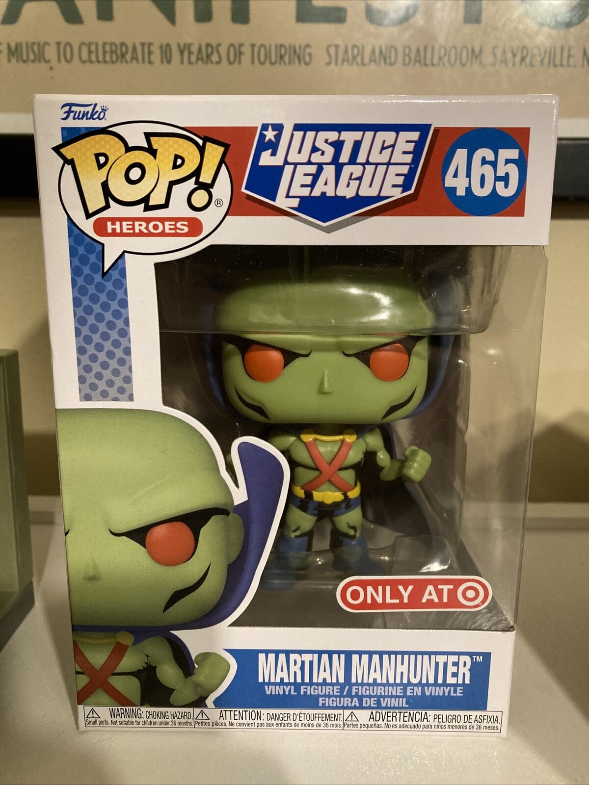 Funko POP Martian Manhunter #465 Heroes DC Justice League Target Exclusive NIB
