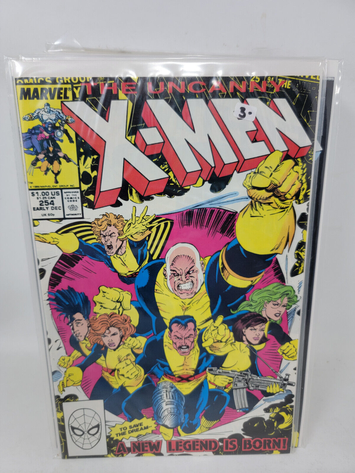 UNCANNY X-MEN #254 MARVEL *1989* 9.2