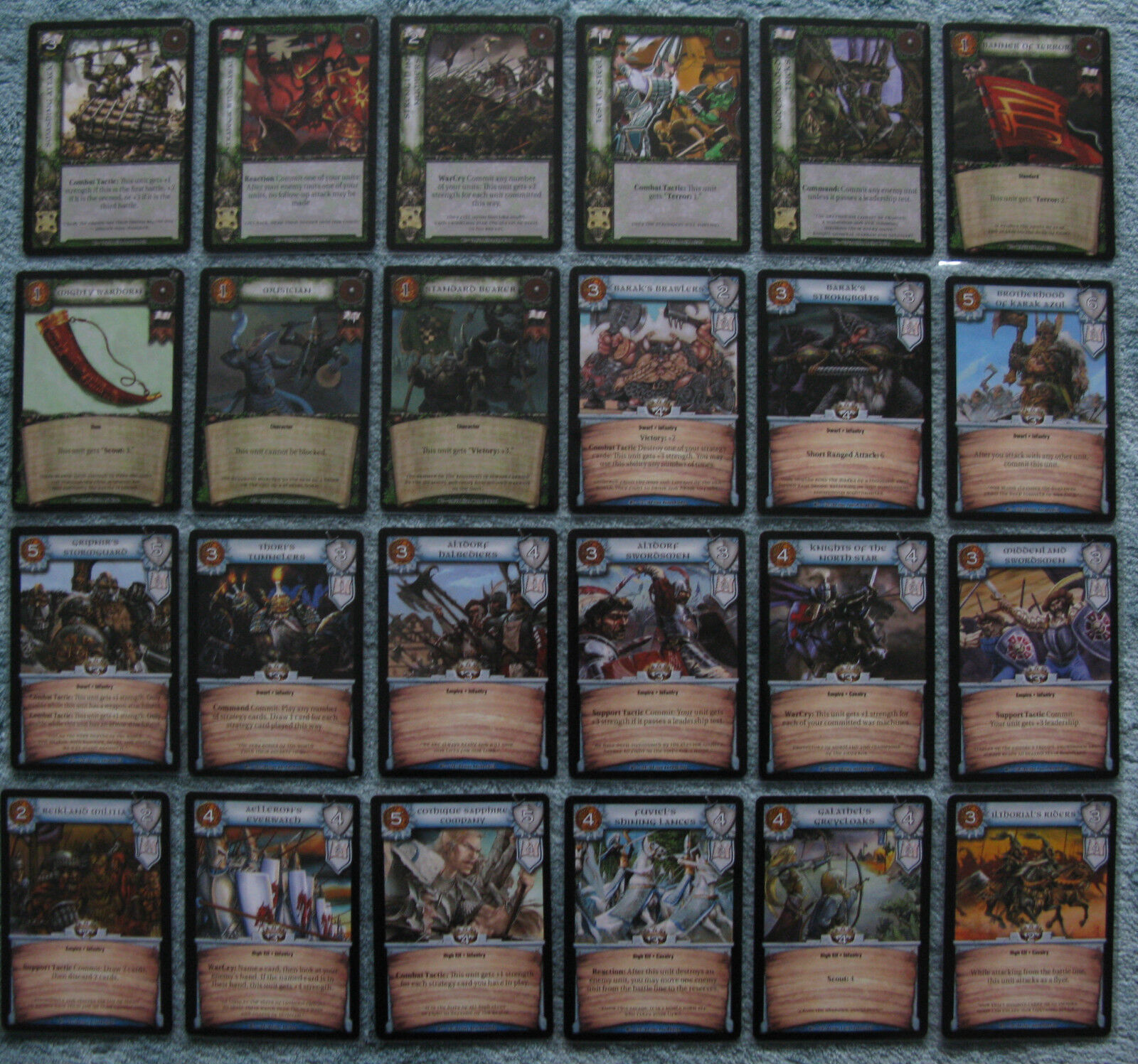 Warcry CCG Core Set Uncommon Cards Part 2/2 (Warhammer)