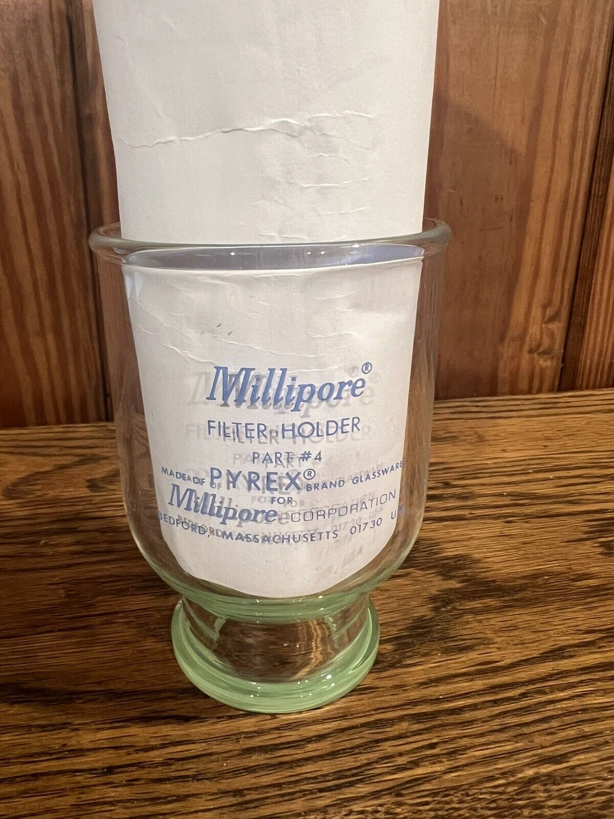 Collectible Vintage Millipore Filter Holder made by Pyrex