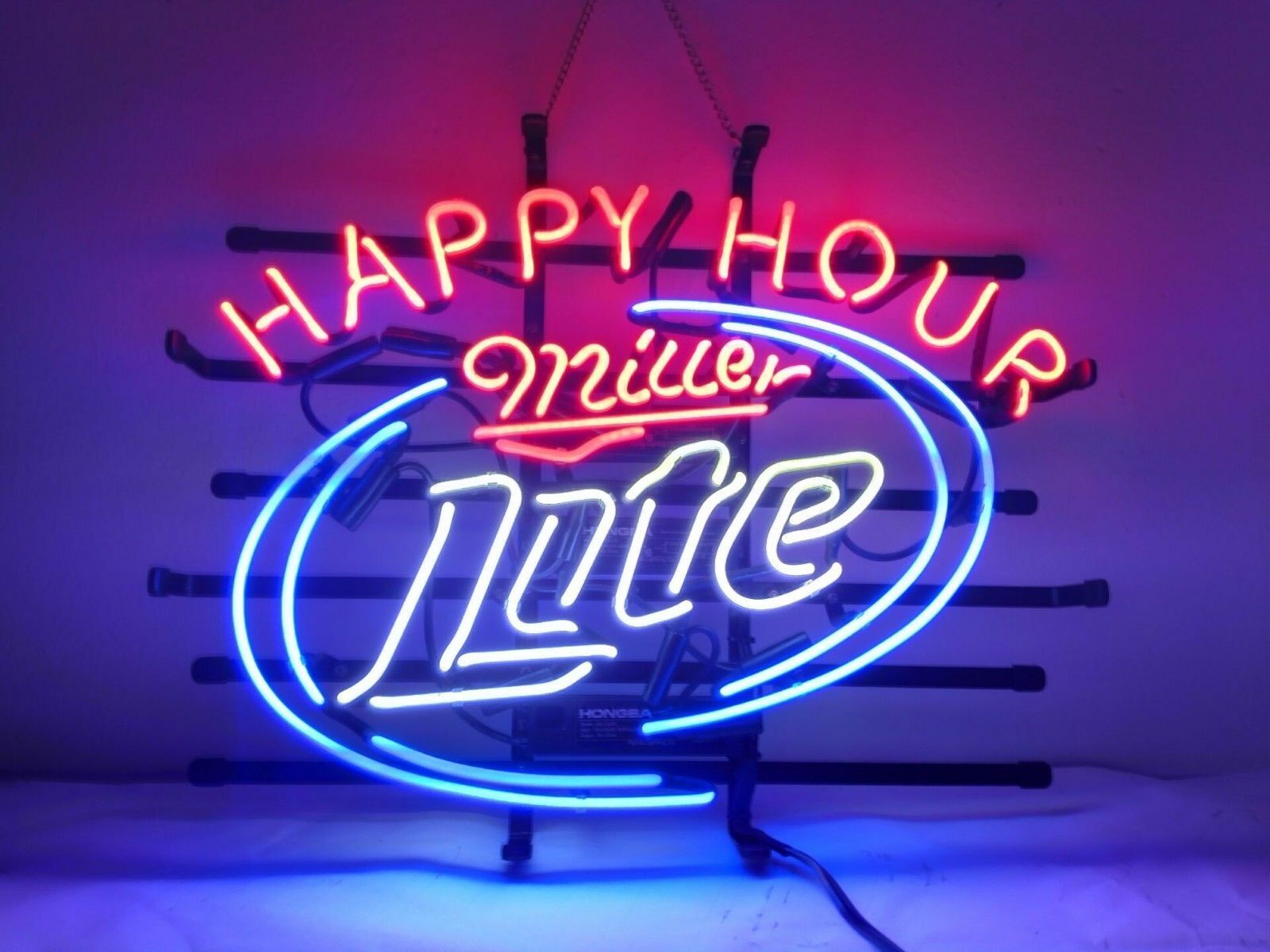 New Miller Lite Happy Hour Neon Light Sign 20