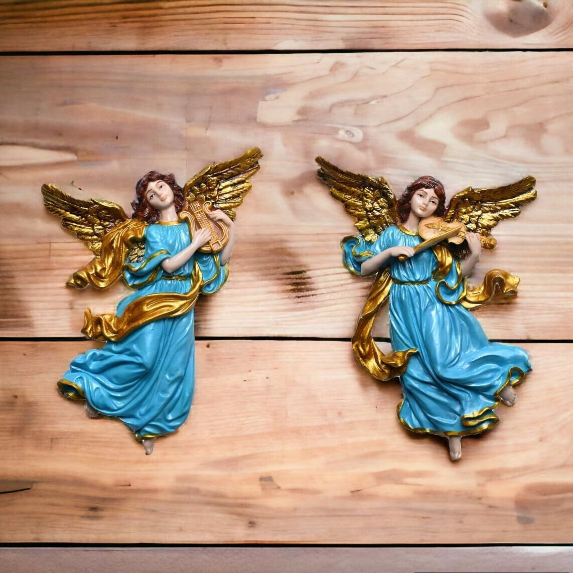 Heavenly Angels, Guardian Angels Wall Hanging Idols Perfect for Home and Altar