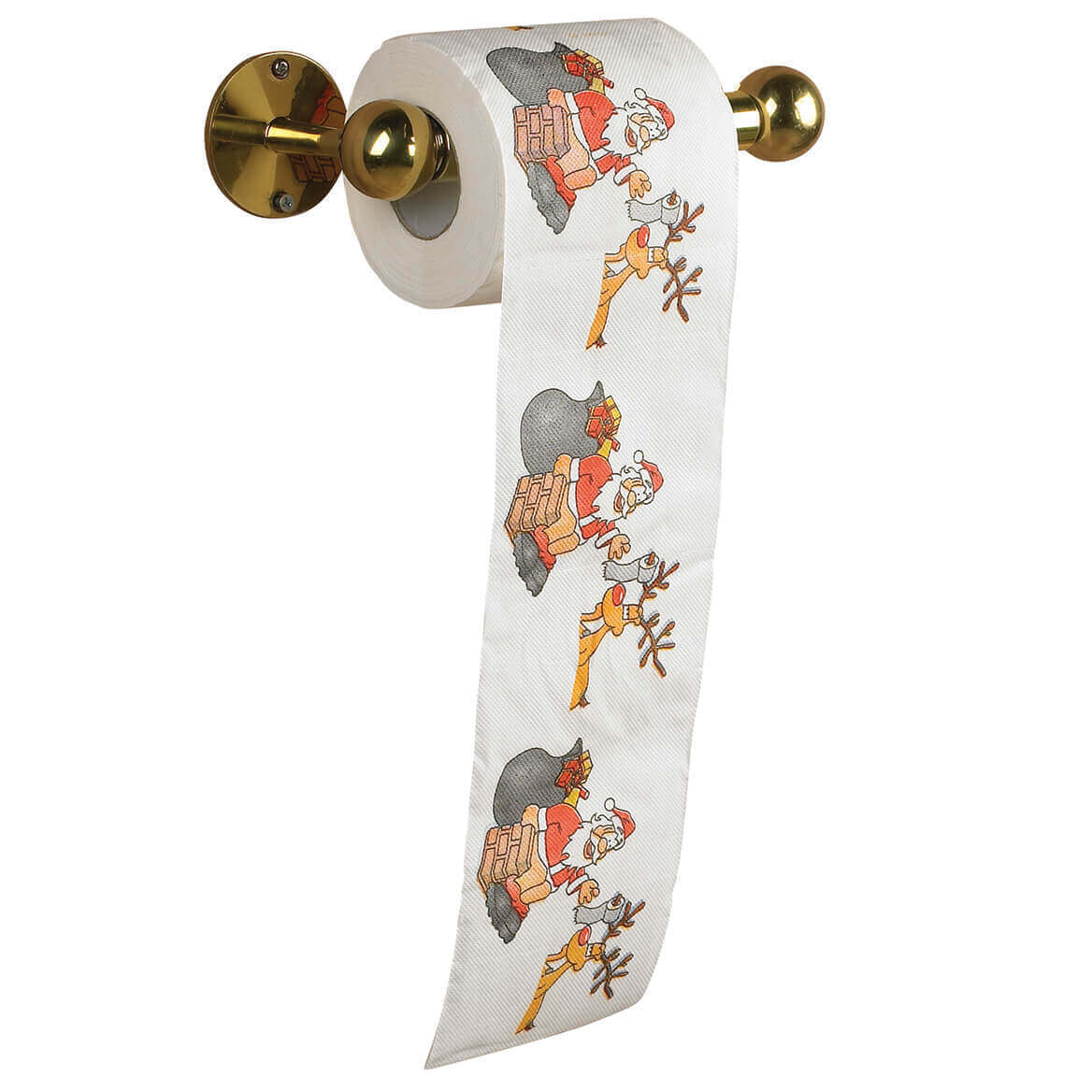 Santa & Reindeer 3-Layer Toilet Paper Roll