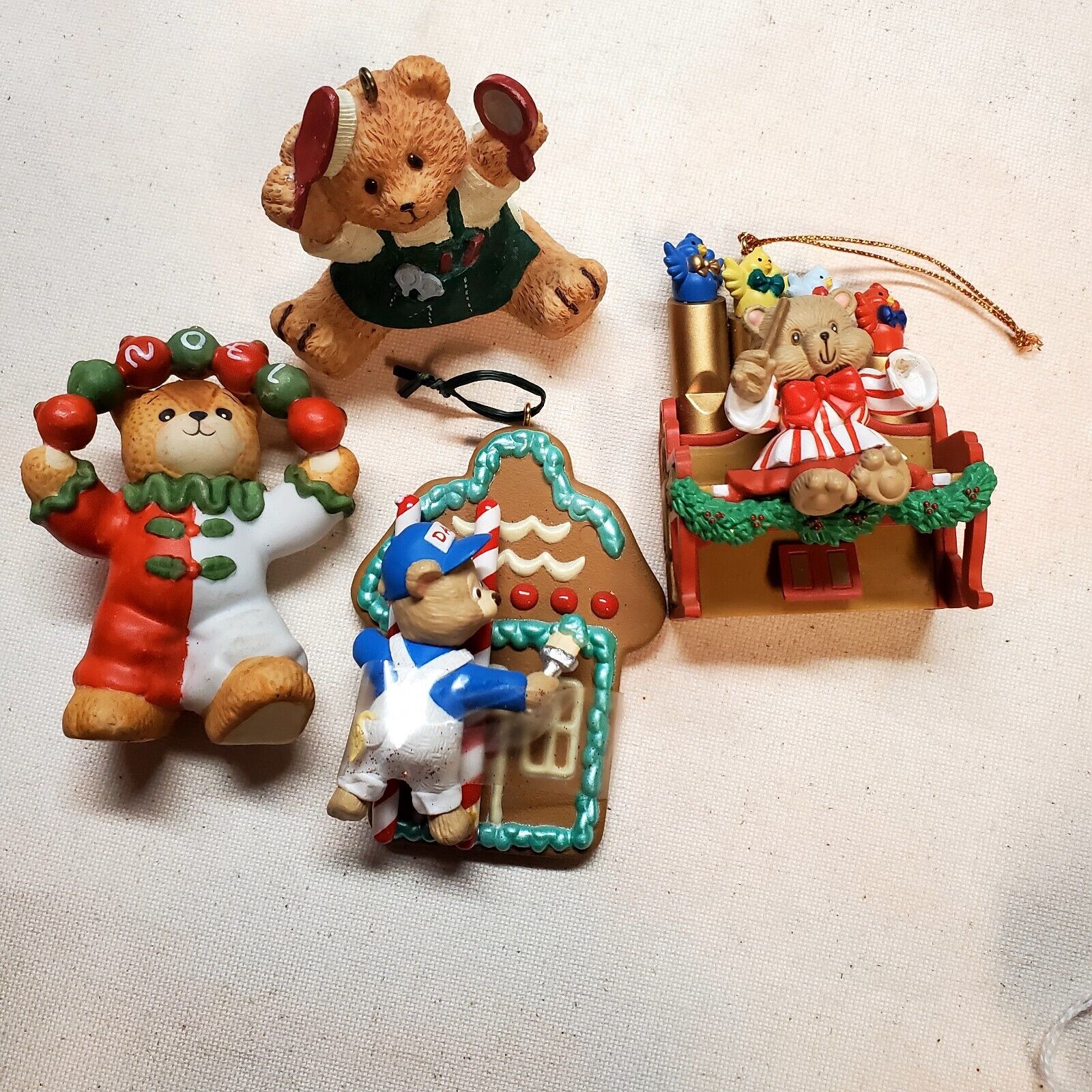 Hallmark Teddy Bear Ornaments