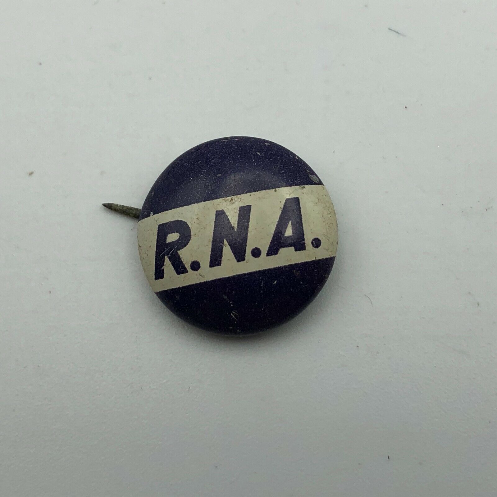Antique RNA Royal Neighbors Of America Fraternal Button Badge Pinback Tiny  A3 