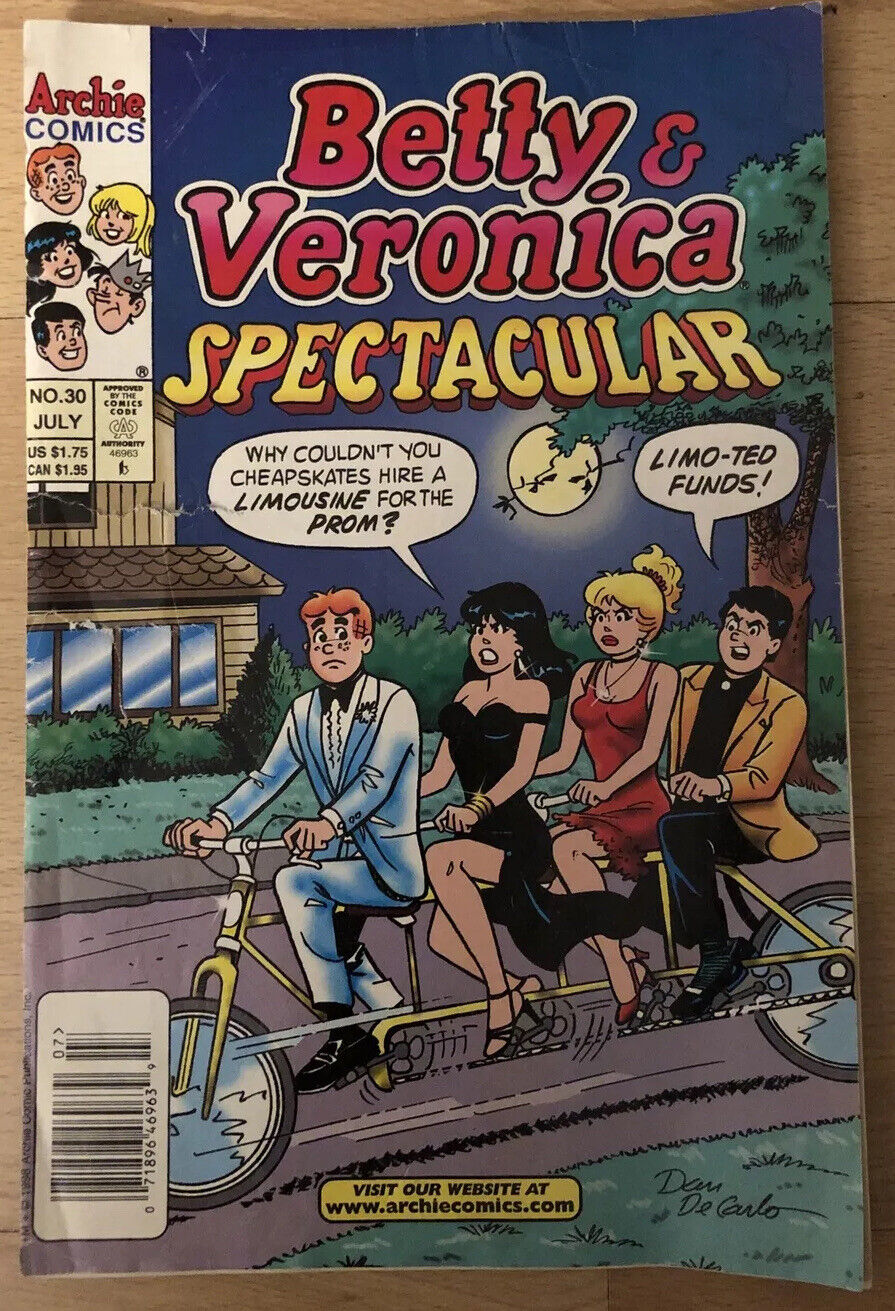 Archie Comics Betty Veronica Spectacular #30 Parent Story, Ruiz Art; Prom Here T