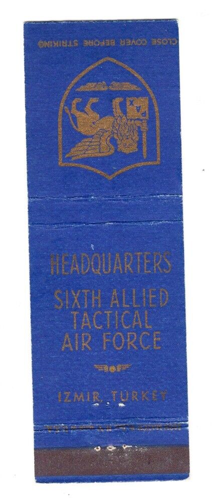 Matchbook: NATO/USAF HQ 6th Allied Tactical Air Force - Izmir, Turkey