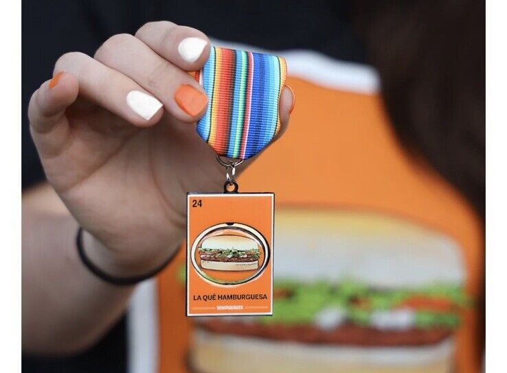 Whataburger Fiesta 2024 Loteria fiesta medal la que hamburguesa NEW Viva Fiesta