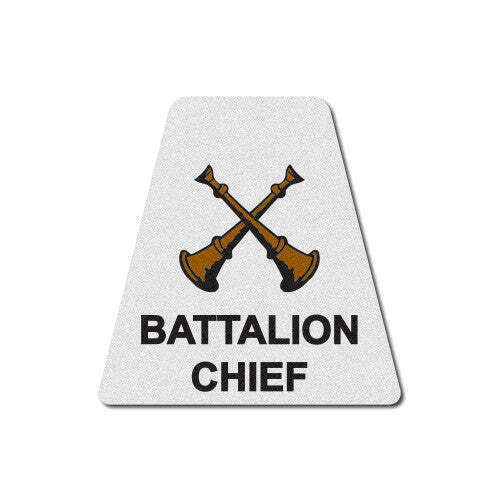 3M Scotchlite Reflective White Battalion Chief Horns Tetrahedron