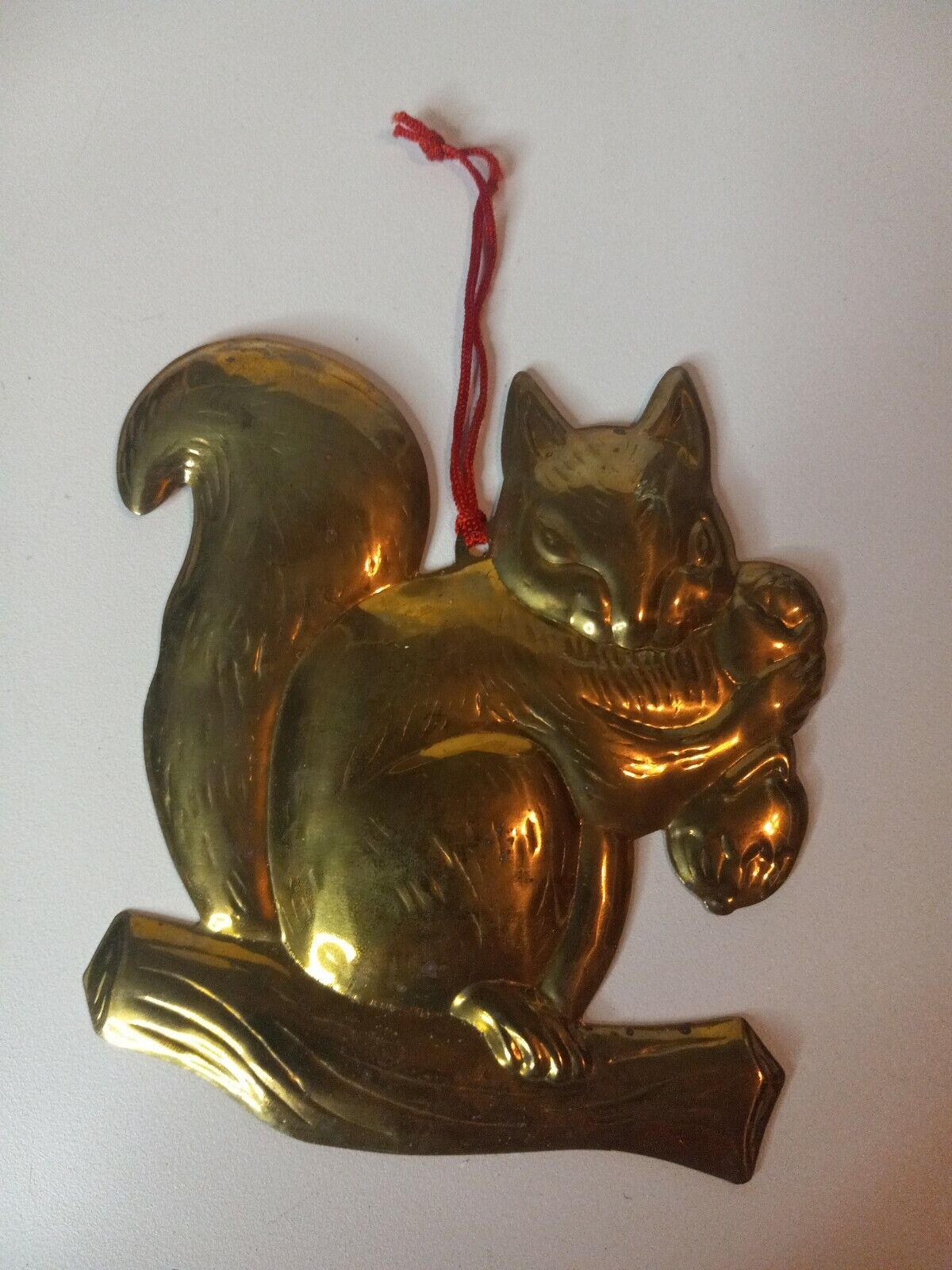 ⭐ Brass Department 56 Squirrel Ornament