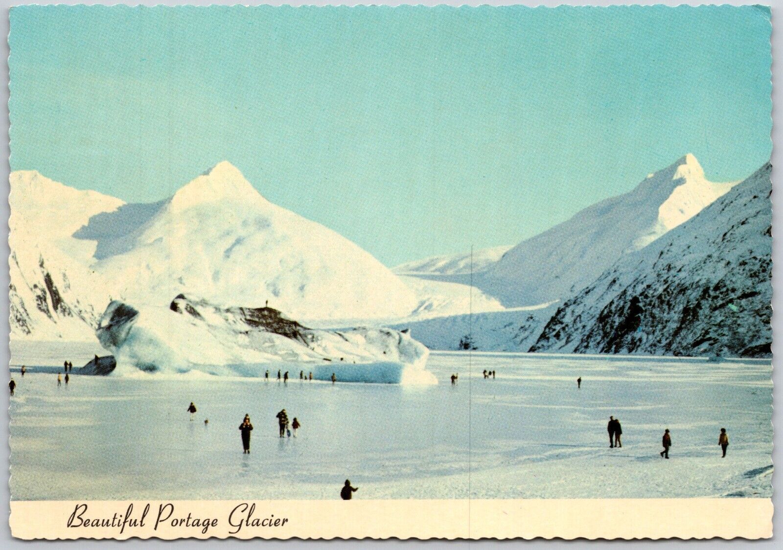Postcard Beautiful Portage Glacier Anchorage Alaska USA North America Alaska Joe