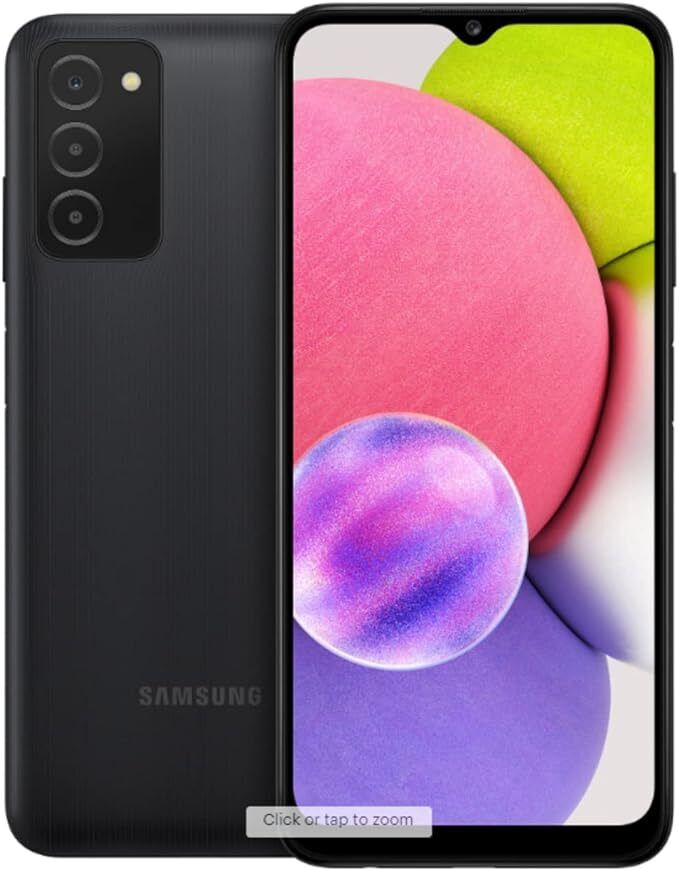 Samsung Galaxy A03S SM A035U 32GB   Black TRACFONE -EXCELLENT 9.5+/10