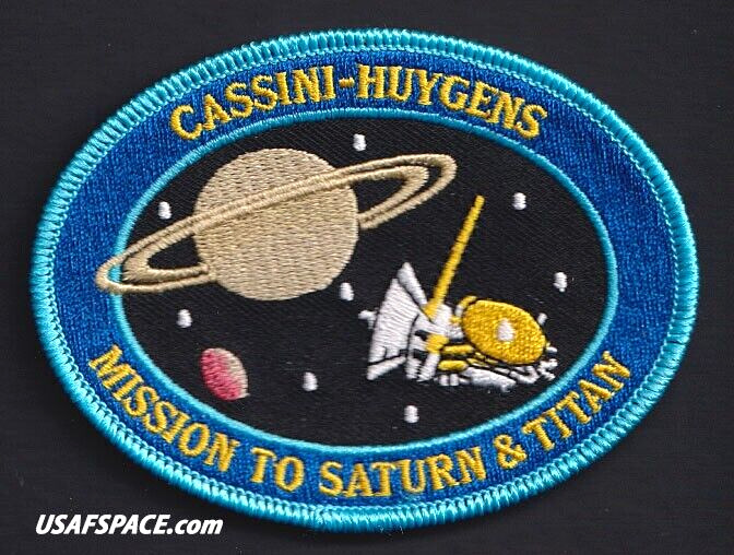 CASSINI HUYGENS - MISSION TO SATURN & TITAN - NASA JSC JPL - SPACE Mission PATCH