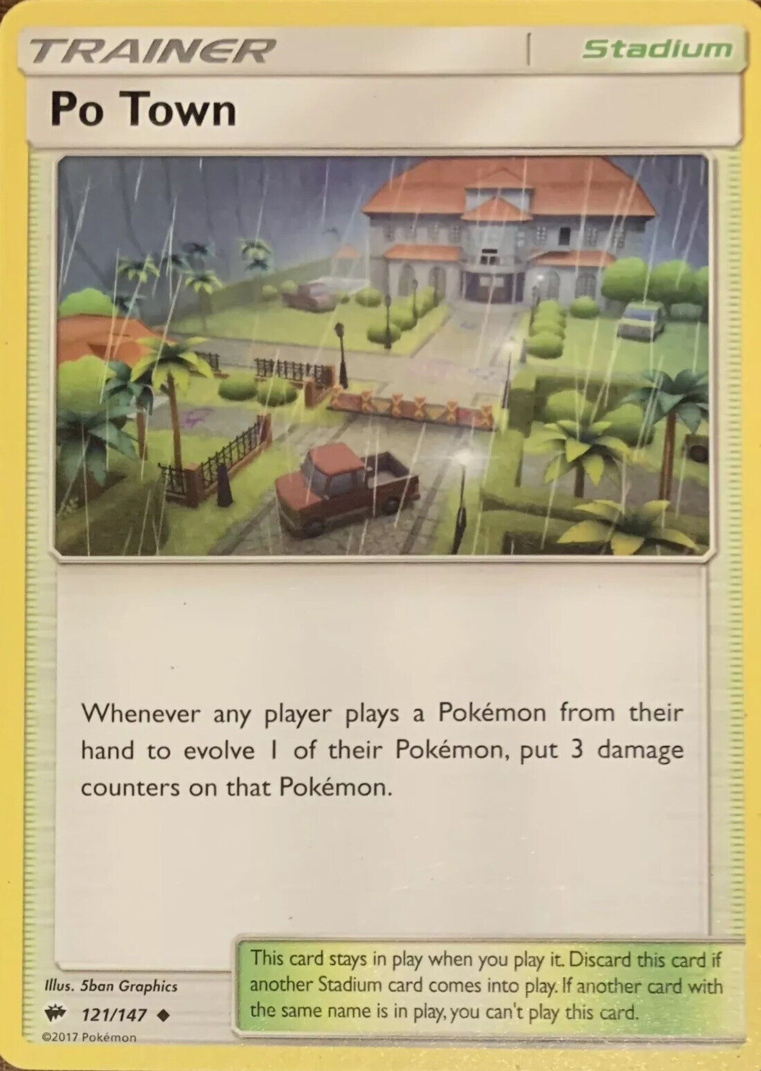 Po Town - Trainer (Non-Holo) 121/147 Pokémon TCG CCG Card ❗️😍🛍 Spikes Store