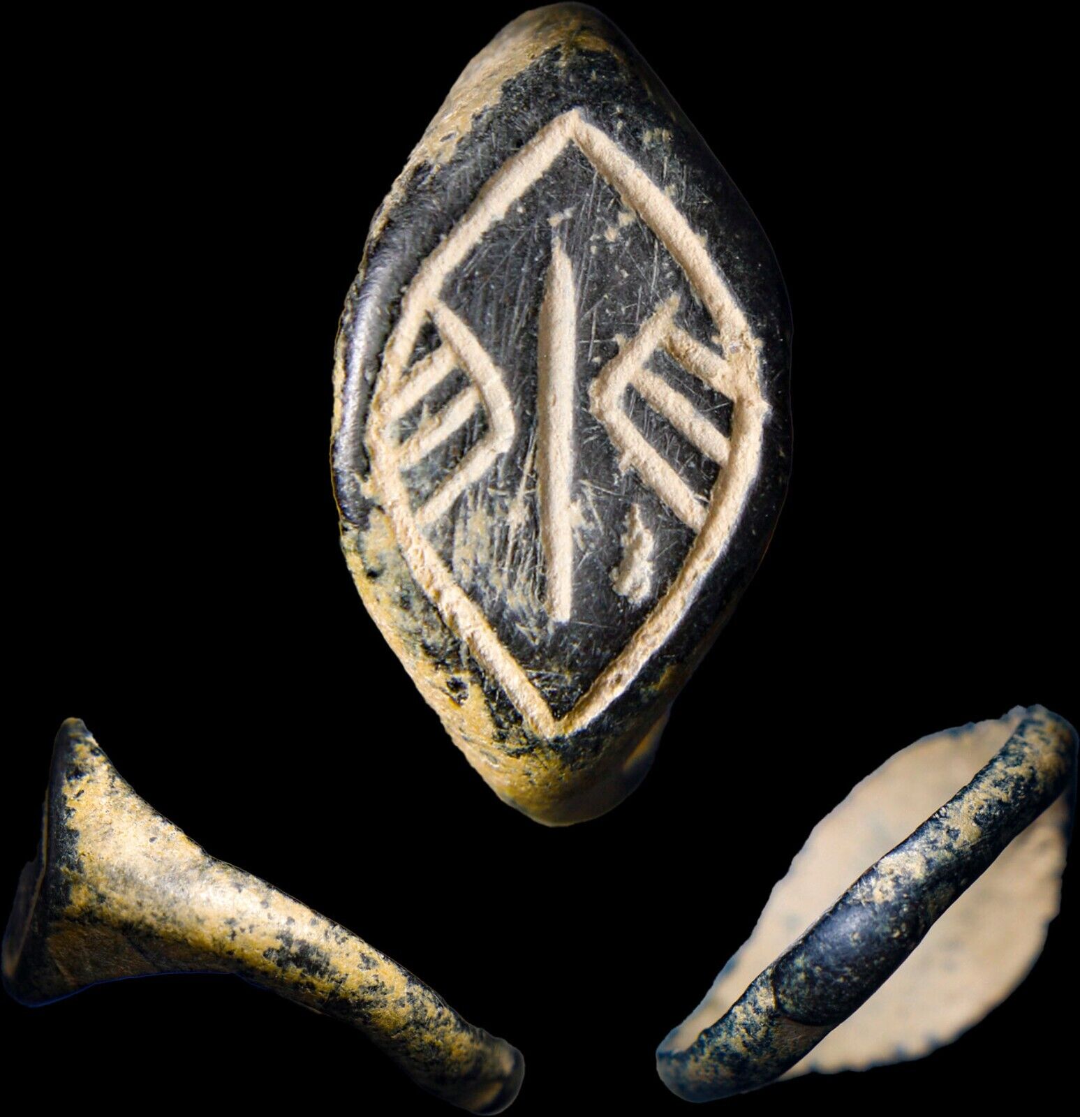 ANCIENT Phoenician MYTHICAL Phoenix Bird Seal Ring RARE Wearable Artifact w/COA
