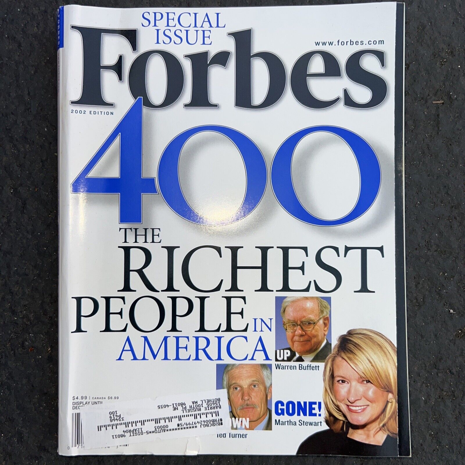 Vintage Forbes 2002 Edition Magazine \