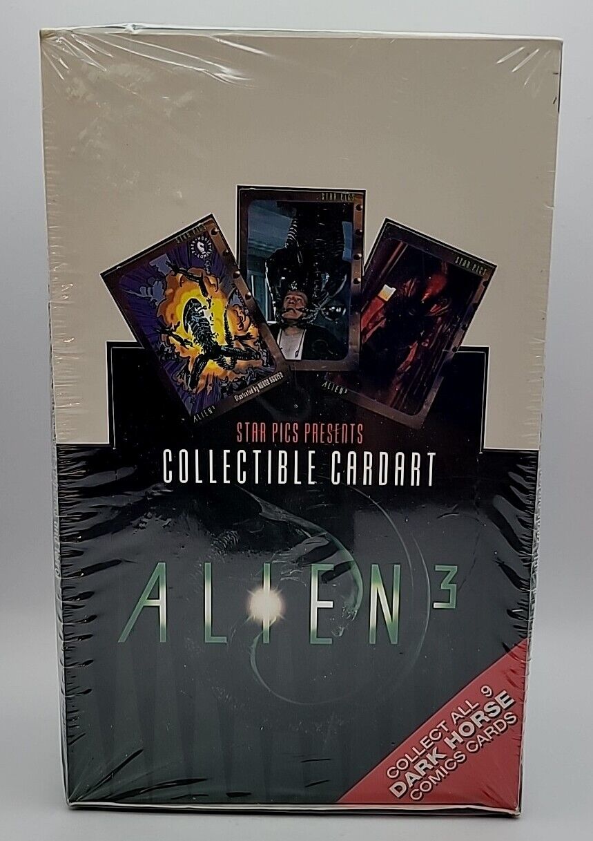 ALIEN 3 1992 Star Pics Sealed Box of 36 Packs Possible Dark Horse Cards Inside 