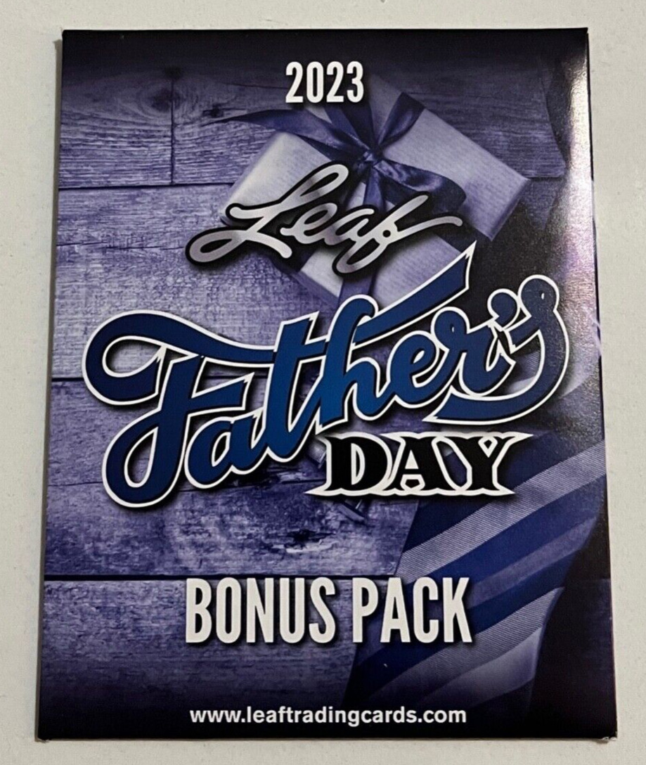2023 Leaf Fathers Day Bonus Pack Factory Sealed Brand New