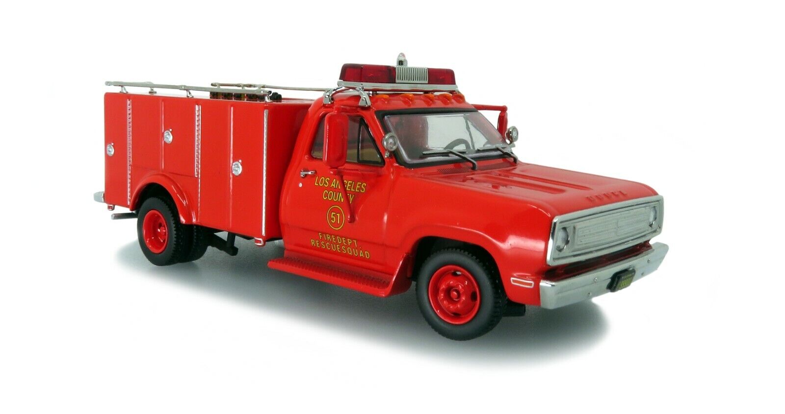 Iconic Replicas 1:50 1974 Dodge 300 Rescue Unit: LA County Squad 51 - 50th Anniv