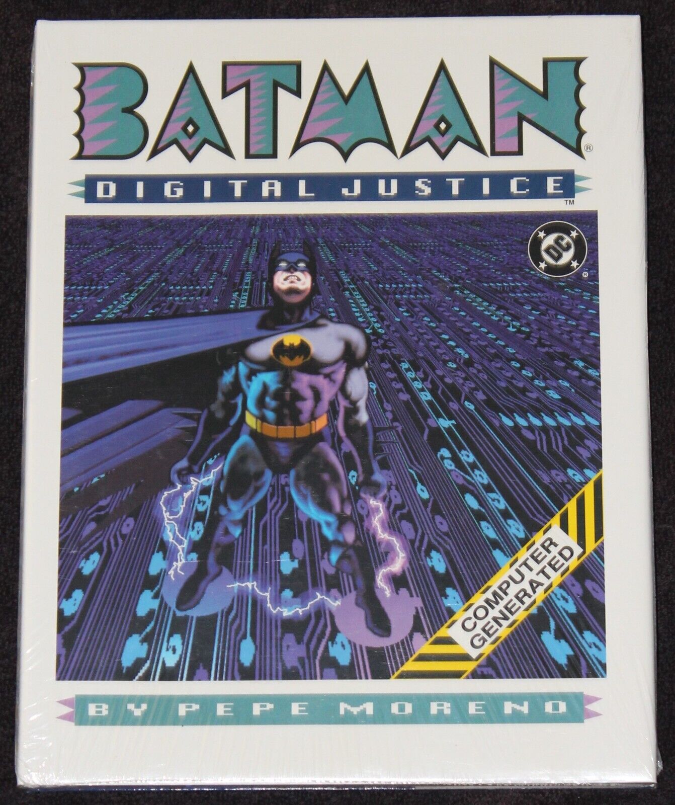 Batman Digital Justice, Published 1990; First Computer Generated Graphic Novel