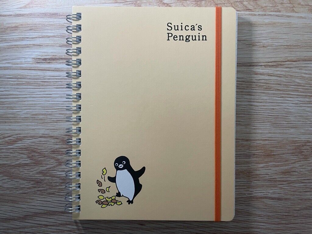 Suica Penguin Ring Grids Notebook Suica's Penguin Size close to B6 Autumn