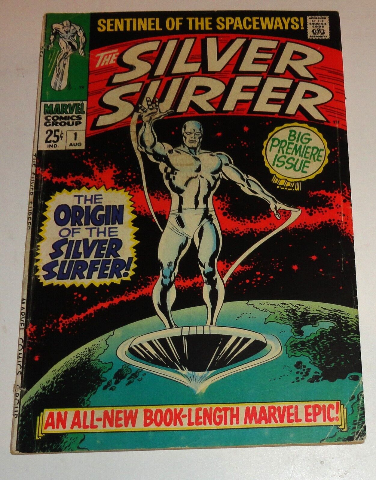 SILVER SURFER #1 VG GIANT SIZE BUSCEMA CLASSIC 1968