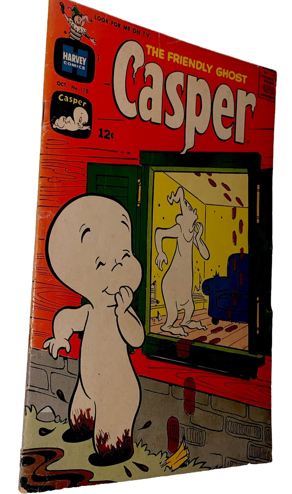 1967 CASPER THE FRIENDLY GHOST VOL 1 # 110 HARVEY 12 CENTS CARTOON COMICS