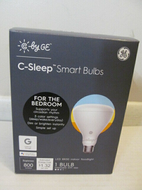 GE C-Sleep BR30 Smart Bulb for the Bedroom Supports Circadian Rhythm