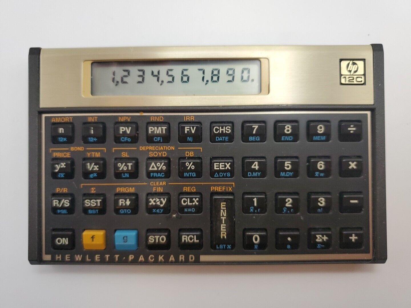 Original Vintage HP 12C Business Financial Calculator