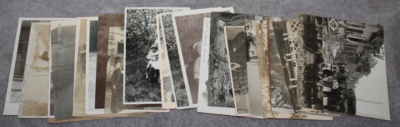 RPPC PHOTOS LOT 25 WWI GERMANY WEALTHY JEWISH FAMILY WHO ESCAPED THE HOLOCAUST