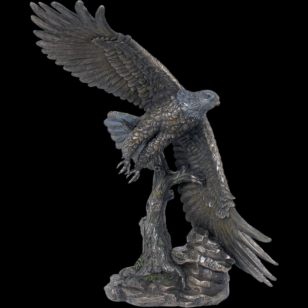STUNNING SCULPTURE EAGLE IN FLY VERONESE (WU74890A4)