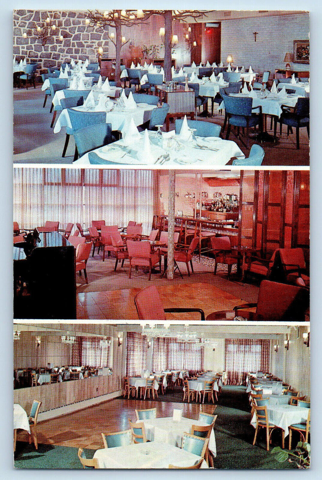 Cite-Ded-Jacques Cartier Quebec Canada Postcard La Barre 500 Diners Club c1960\'s
