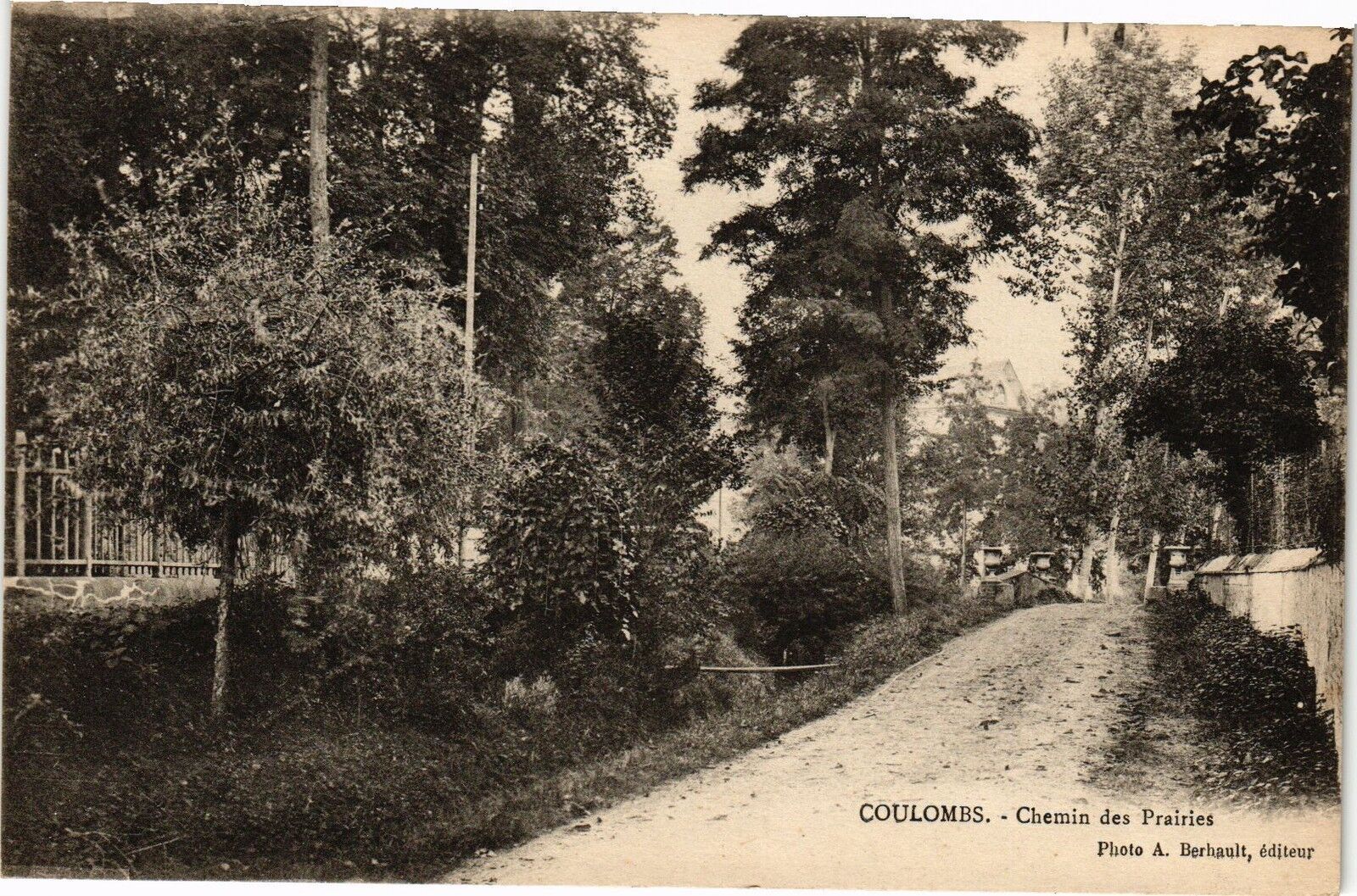 CPA COULOMBS - Chemin des Prairies (179653)