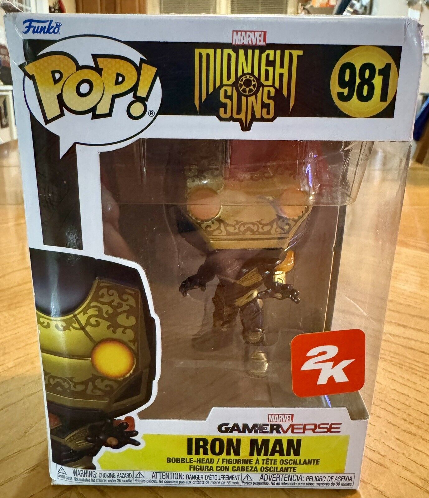 Funko Pop Marvel Studios Midnight Suns IRON MAN # 981 2K O9