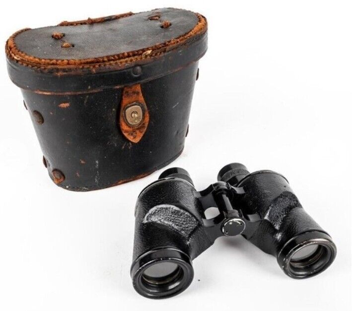 vtg 1942 WWII U.S. Navy Buships universal camera corp. 6X30 binoculars