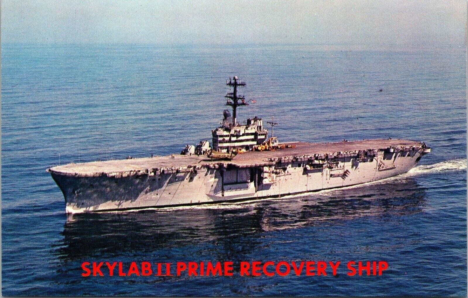 USS New Orleans Prime Recovery Ship Open Ocean American Chrome Postcard