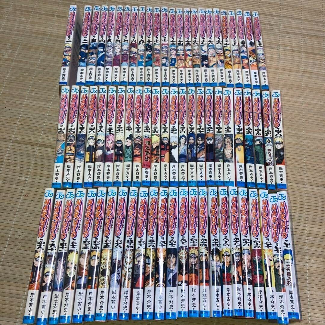 Naruto 【Japanese language】 Vol.1-72 set Manga Comics Full Complete