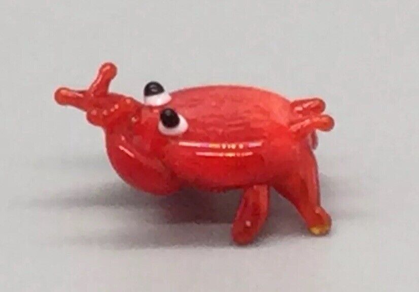 Ganz Miniature Glass Figurine - Red Crab