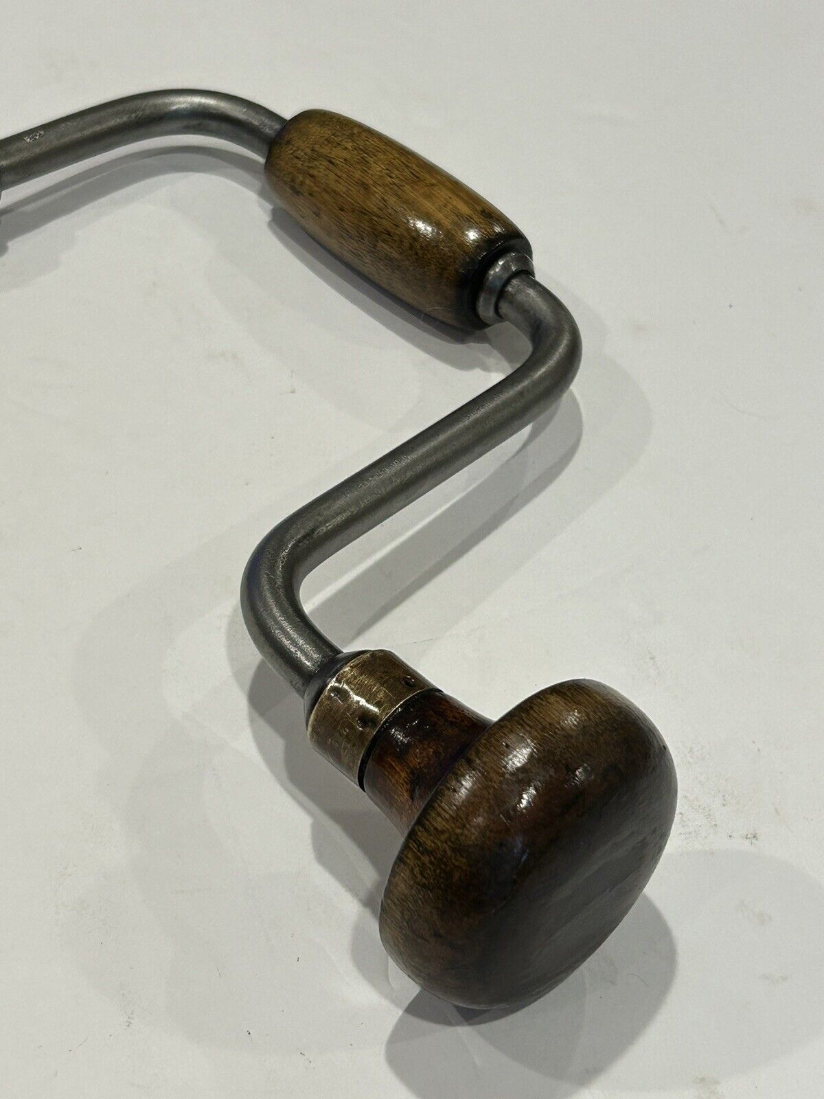 Rare Antique Hand Brace Drill H.S. Bartholomew Late 1800’s Wood Working 
