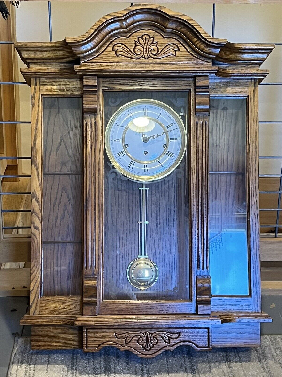 Sligh Wall Mount Clock Antique