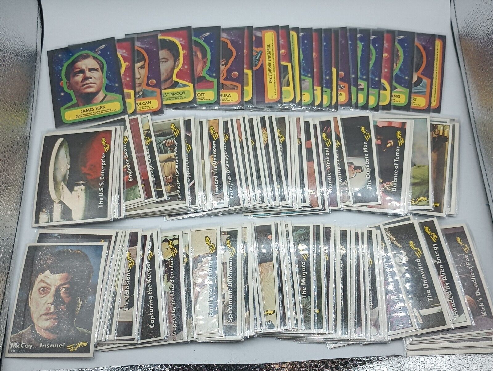 1976 Topps Star Trek Complete Set 88 Cards + 22 Stickers NM-Mint
