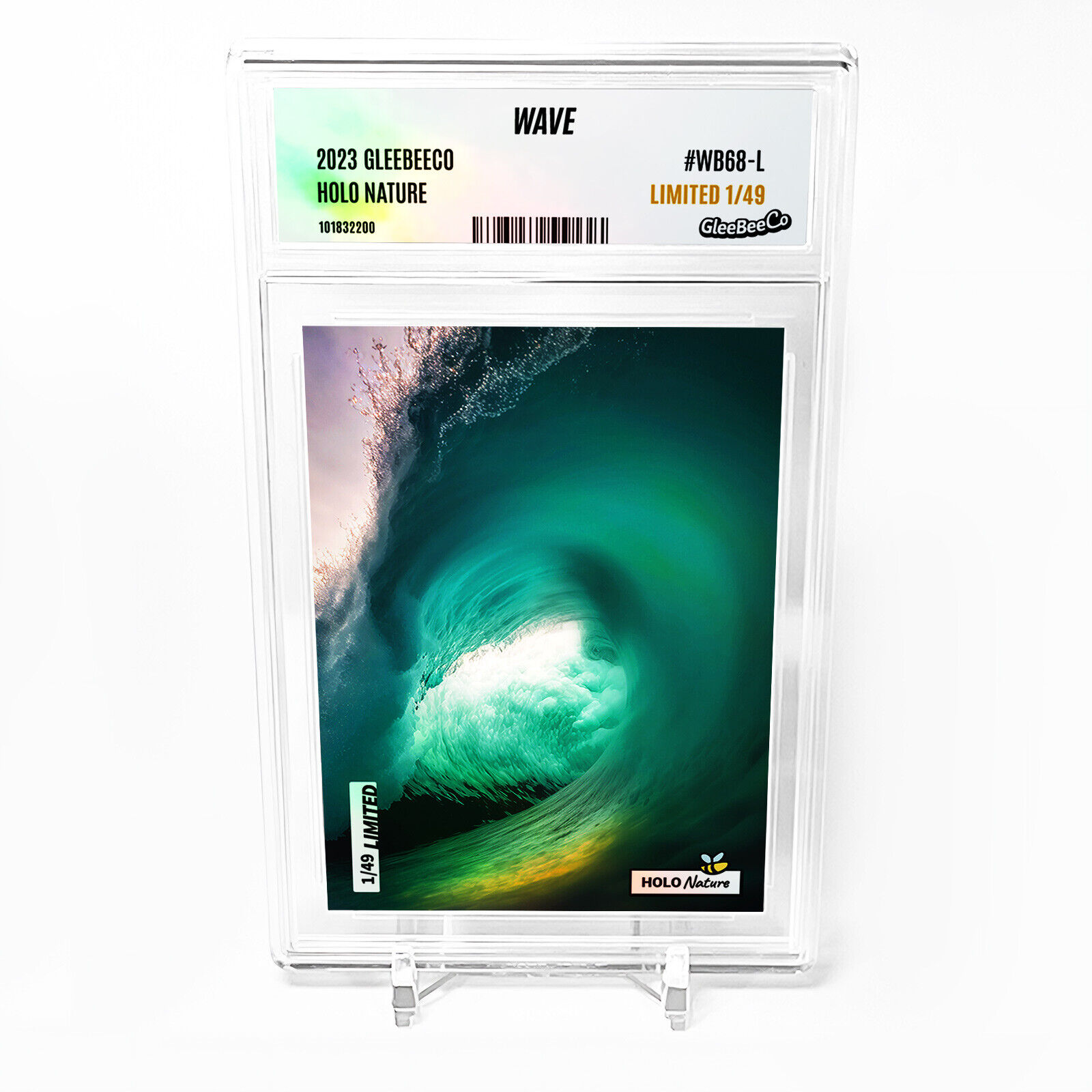 WAVE Card 2023 GleeBeeCo Holo Nature Breaking #WB68-L Limited to Only /49