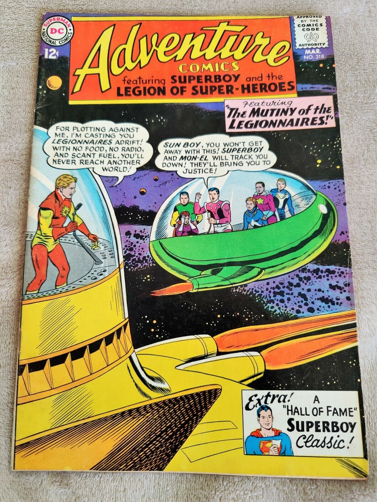 Adventure Comics #318 - 1st appearance of the Time Trapper - Very Good/Fine