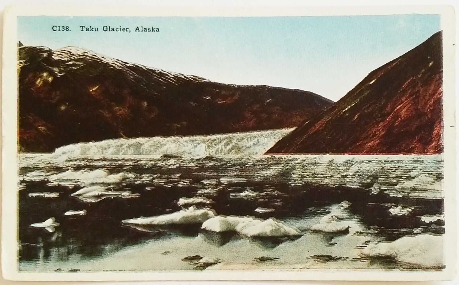 Taku Glacier Alaska Postcard