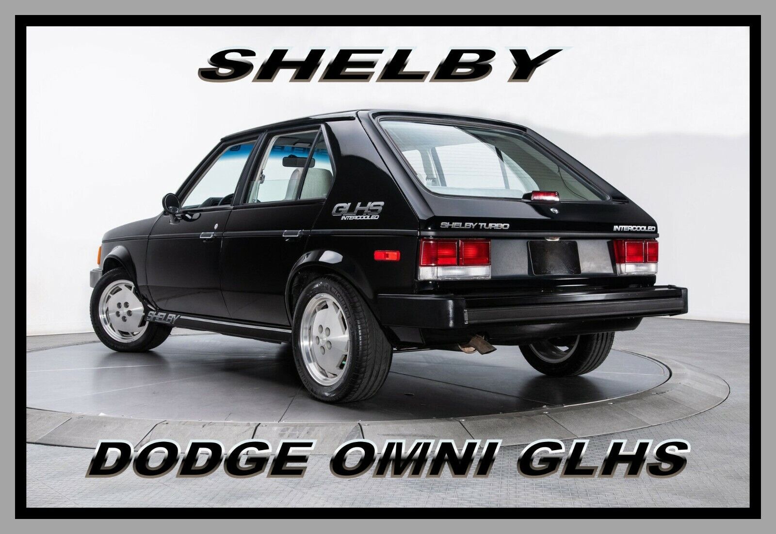 1986 Dodge Omni GLH Shelby Turbo, Refrigerator Magnet, 42 MIL Thick